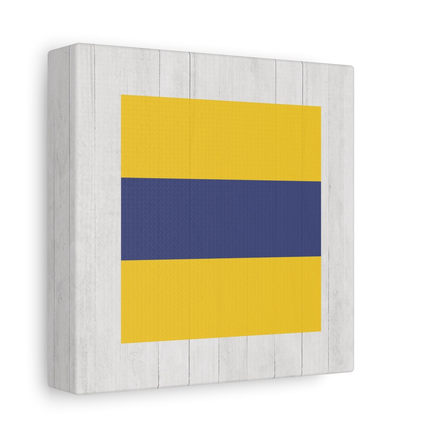 Nautical Flag Canvas Wall Art - Letter D