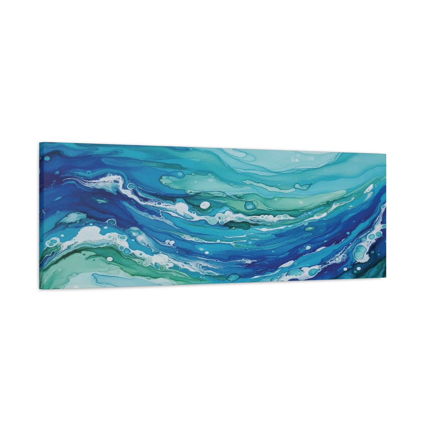 Abstract Ocean Waves Wall Art