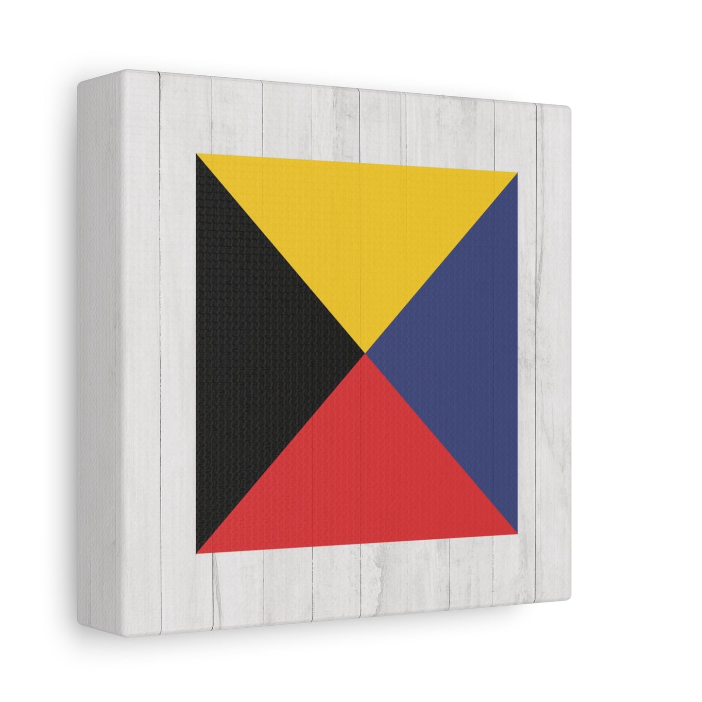 Nautical Flag Canvas Wall Art - Letter Z