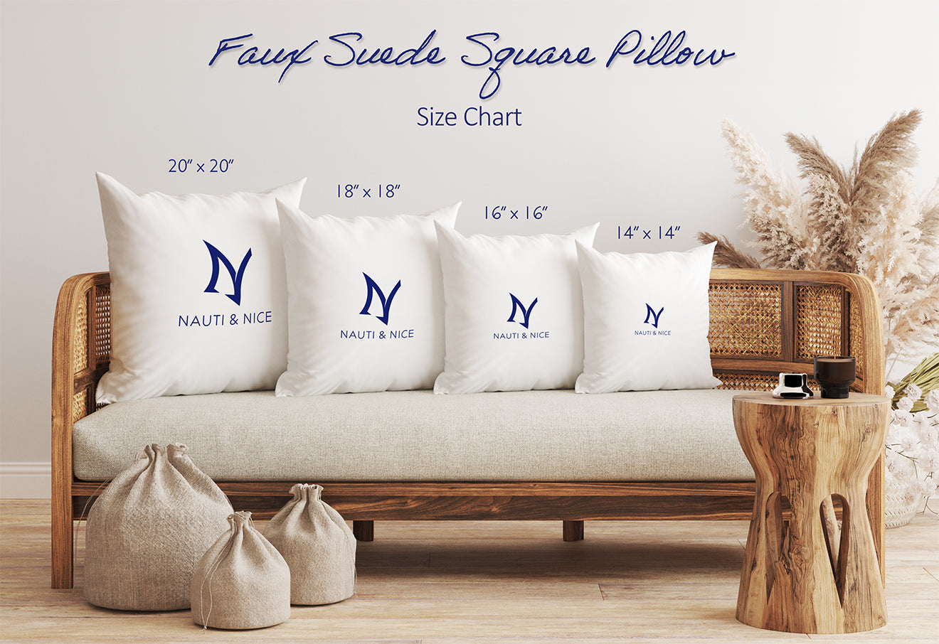 Vintage Map Faux Suede Square Pillow