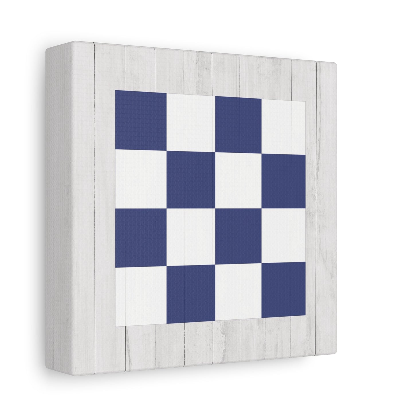Nautical Flag Canvas Wall Art - Letter N