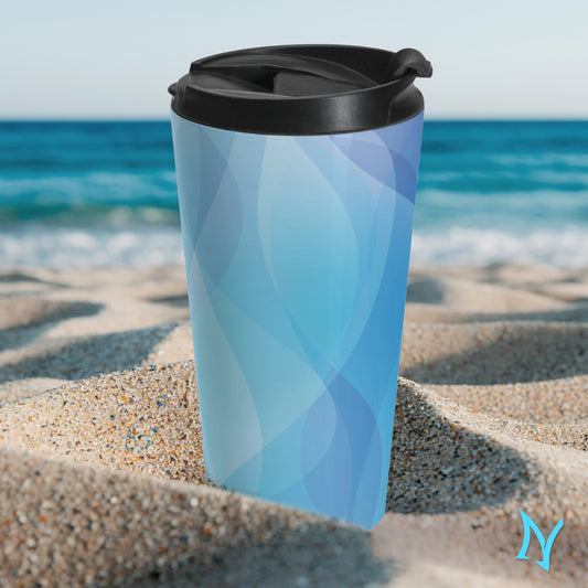 Abstract Waves 15oz Tumbler