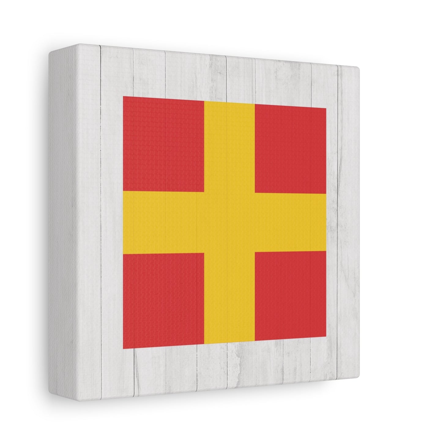 Nautical Flag Canvas Wall Art - Letter R