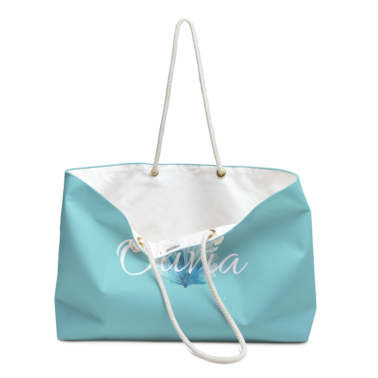 Personalized Clamshell Beach Bag