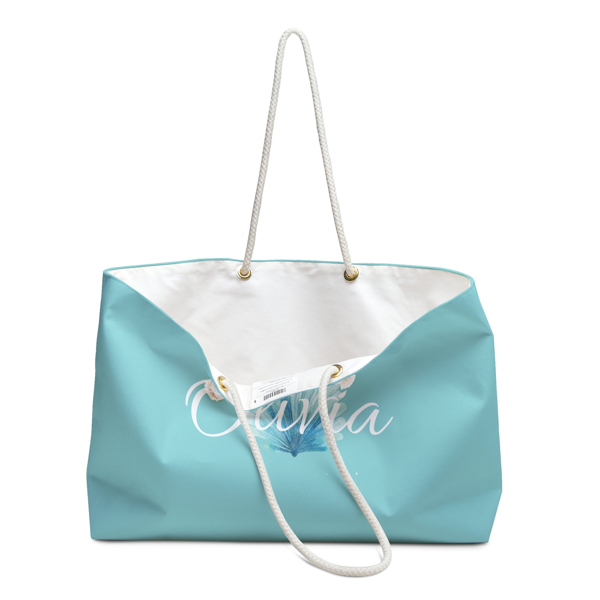 Personalized Clamshell Beach Bag
