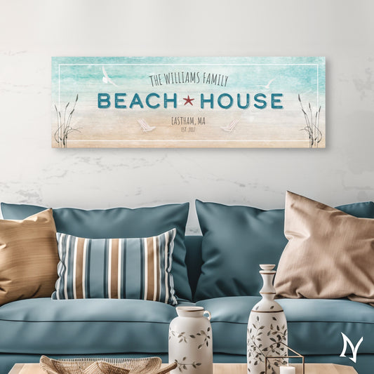 Beach House Wall Art - Personalize It!