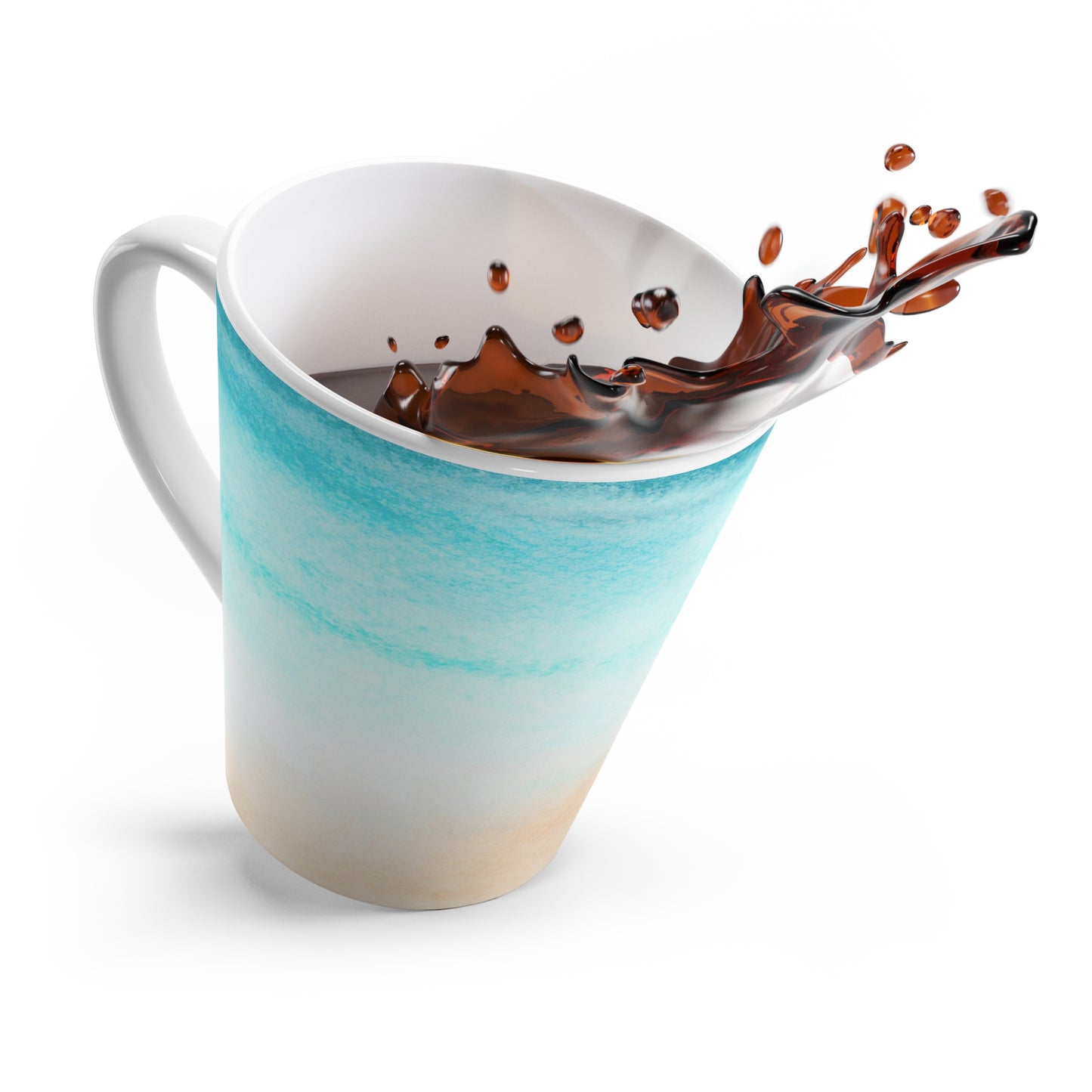 Beach Latte Mug splash