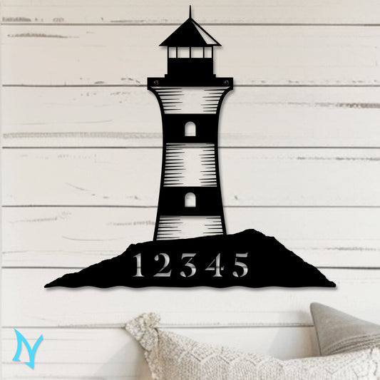 Lighthouse Metal Sign - Personalize It!