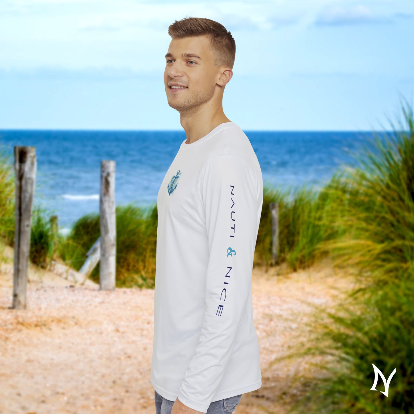 NAUTI & NICE Anchor Long Sleeve Shirt
