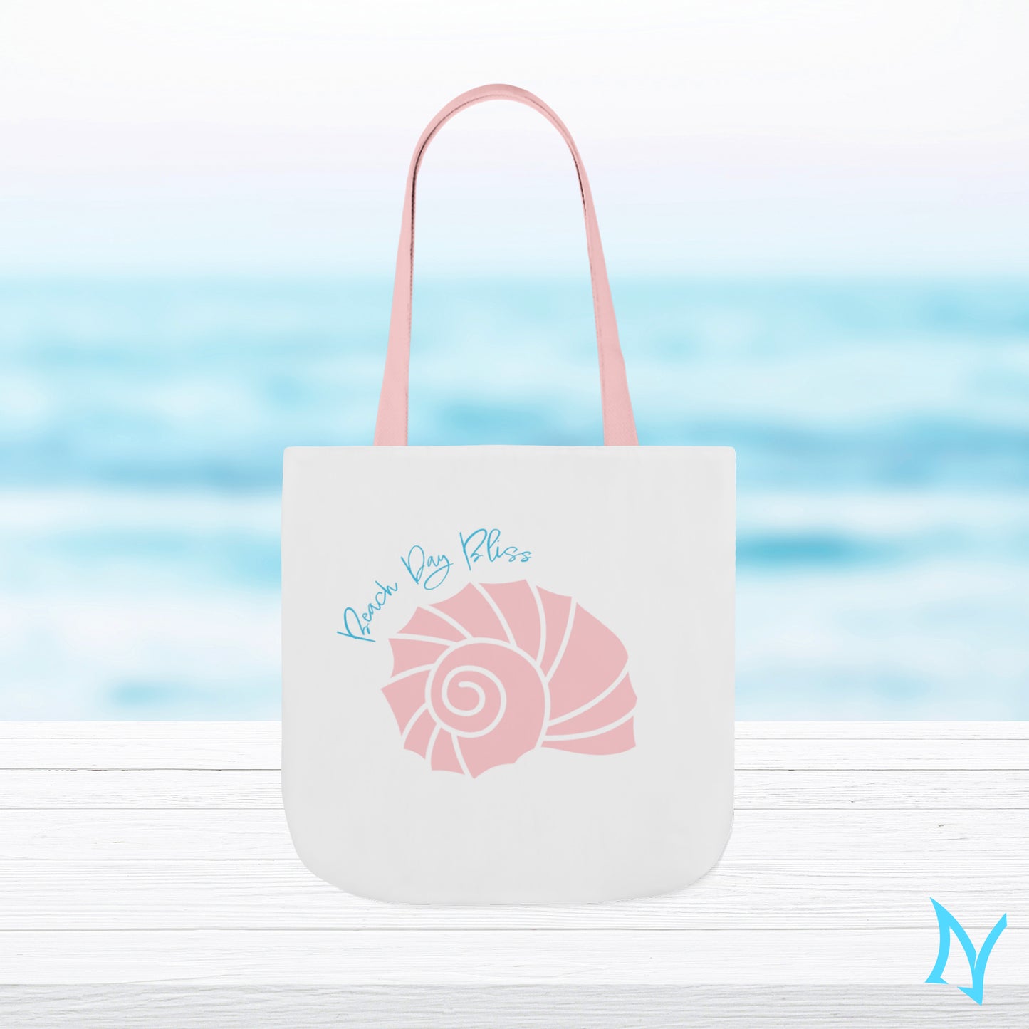 Pink Seashell Tote Bag