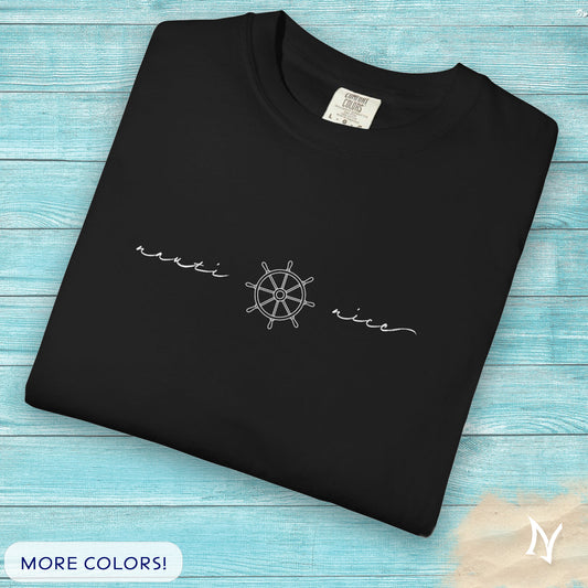 NAUTI NICE Ship Wheel T-Shirt