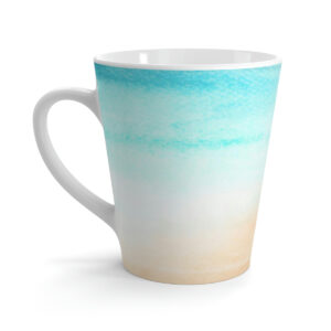 Beach Scene Latte Mug