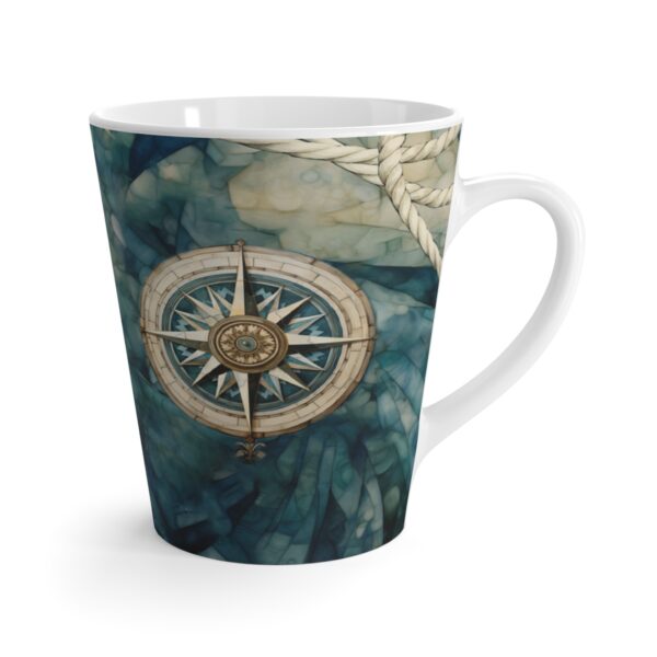 Compass Rose Ship Wheel Coffee Mug