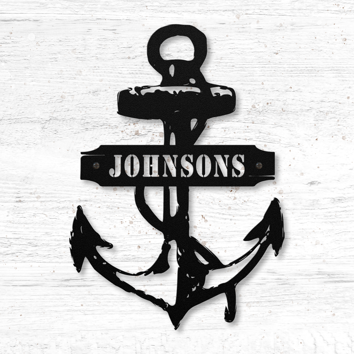 Anchor Metal Sign