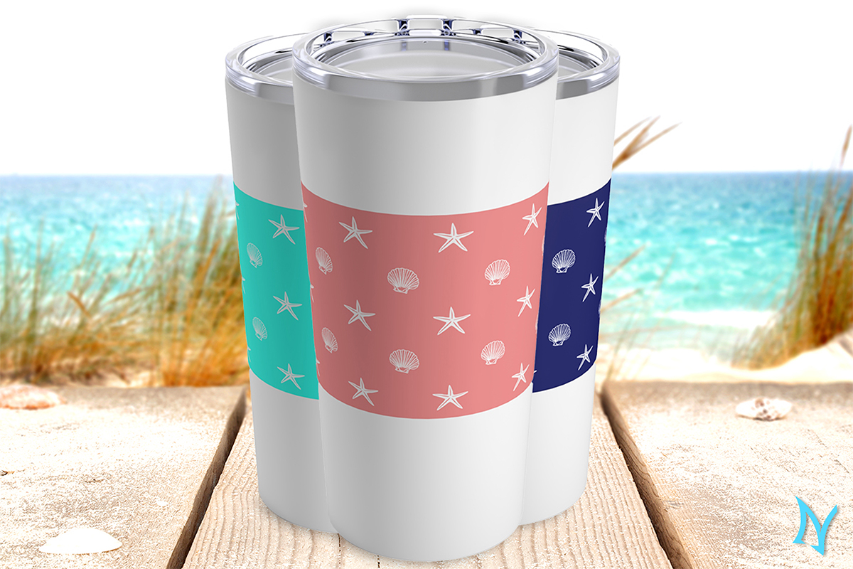 Seashell Tumblers