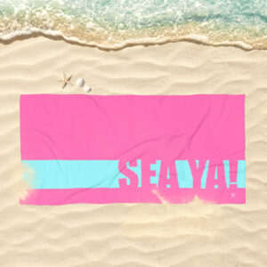 Cotton Candy SEA YA! Beach Towel