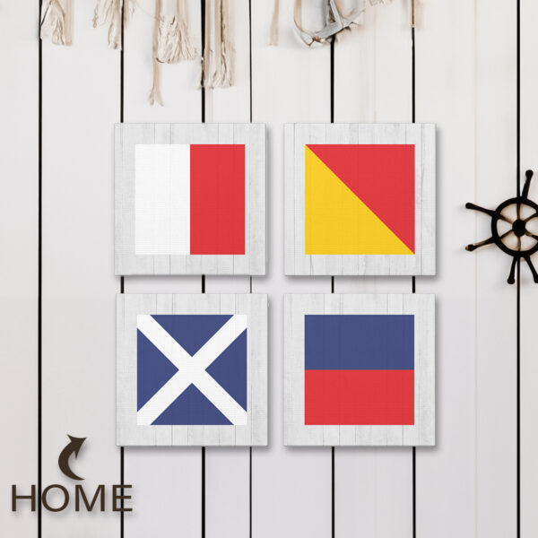 Nautical Flags Canvas Wall Art