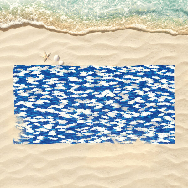 School of Fish Beach Towel