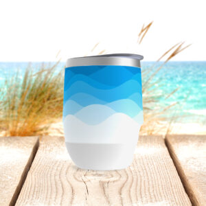 Waves Wine Tumbler